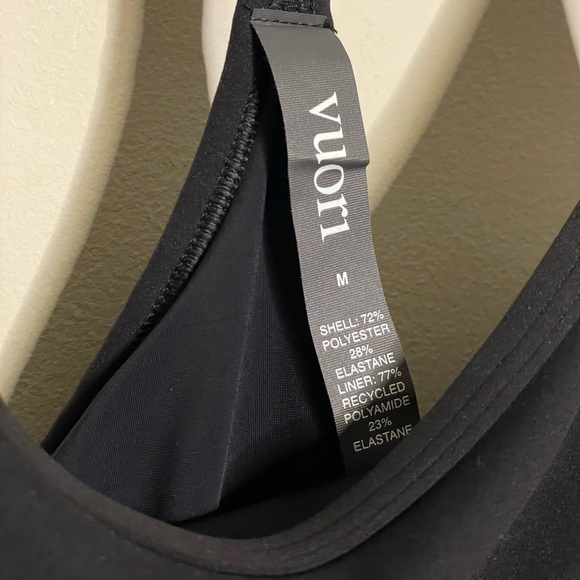 Vuori One Shot Tennis Women's Performance Dress in Black - Picture 9 of 10